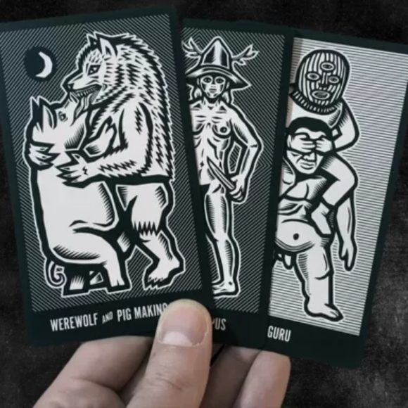 ⚡⚡🆕 🎃💀 Arcane Bullshit Tarot New! - Picture 2 of 4